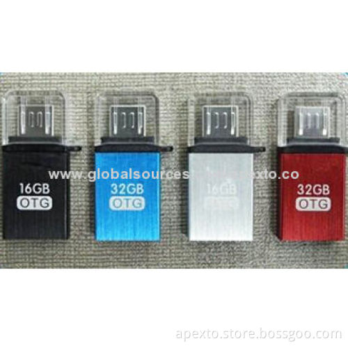 Smartphone OTG USB Flash Drive with Mini Body, 16 or 32GB Storage Capacity, OEM Order are WelcomeNew